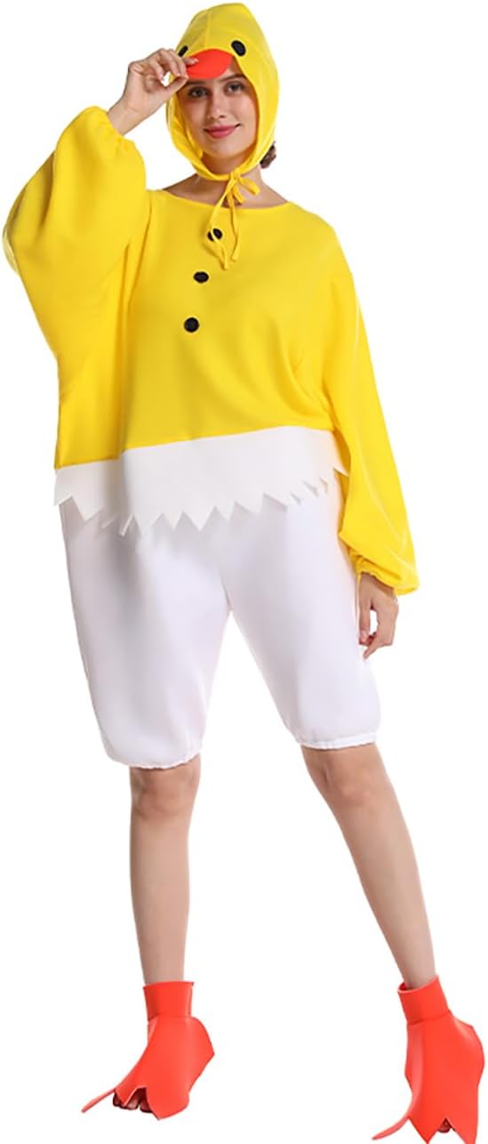 Funny Chicken Cosplay Holiday Party Costume for Adults