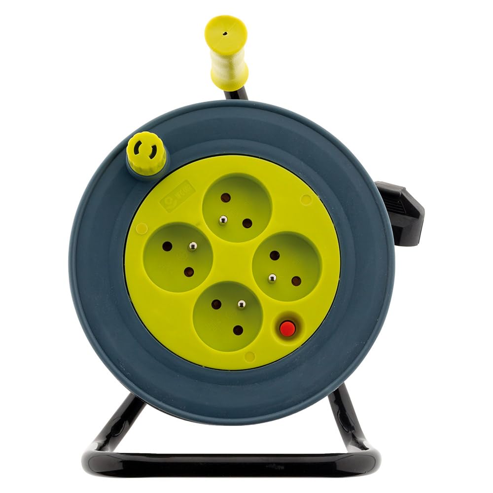 Zenitech - Carrete doméstico 15m 3G1 mm² - Anís - 3