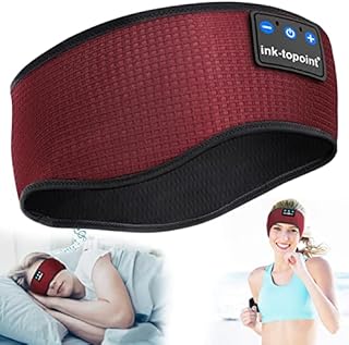 Sleep Headphones,Foldable Bluetooth Headband Sleepphones Bed Headphones for Sleeping,Breathable Running Headphones Music Headband with Thin Sleep Buds,Cool Gadgets for Men Women,Gifts for Him/Her 1