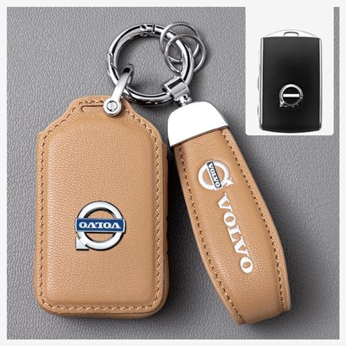 BAUFAS Coque de clé de Voiture, pour Volvo XC40 XC60 XC90 S90 S60 V60 V90 2019-2023 Télécommande Boîtier Clef Boitier de Clé de Remplacement,C