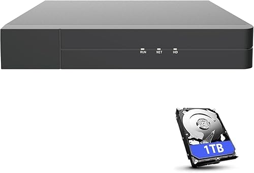 Grabador DVR de 8 canales 1080P 2MP para cámaras coaxiales analógicas CCTV solo compatible con cámaras de resolución 1080P 2MP o inferior,
