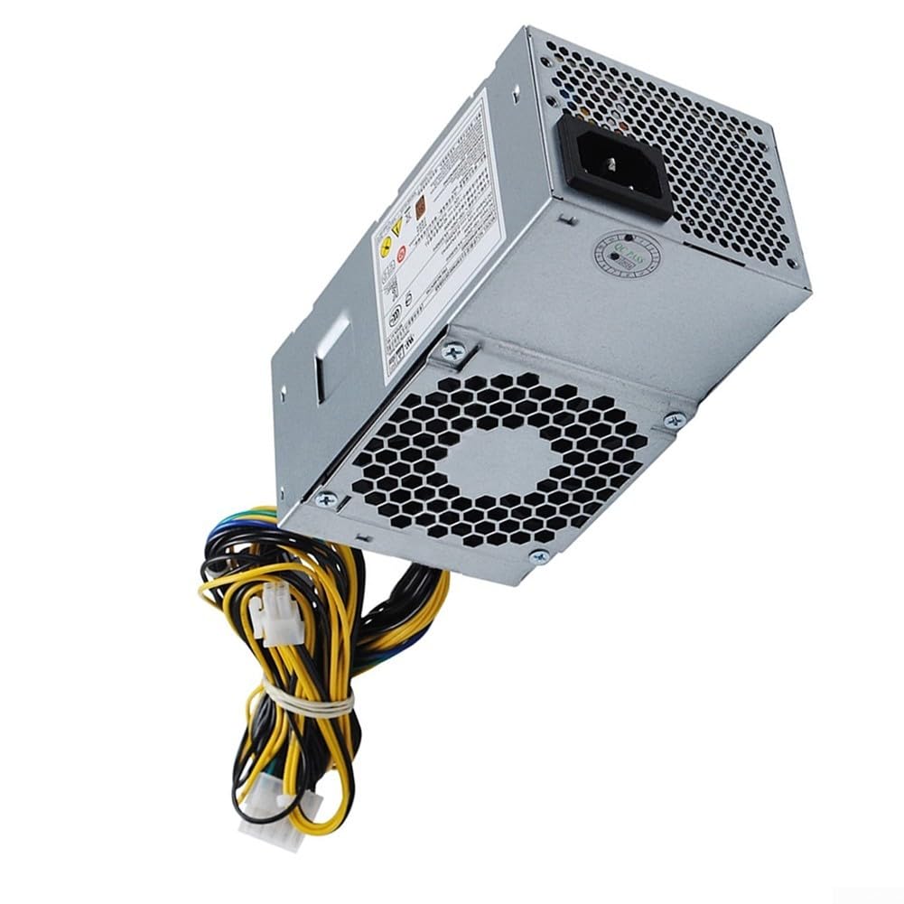 Minhe Alimentatore TFX da 500 W per interfaccia Erazer D215 (00PC745), 10P+4P+8+8pin, compatibile con desktop M310 M410 510S M510, metallo argentato