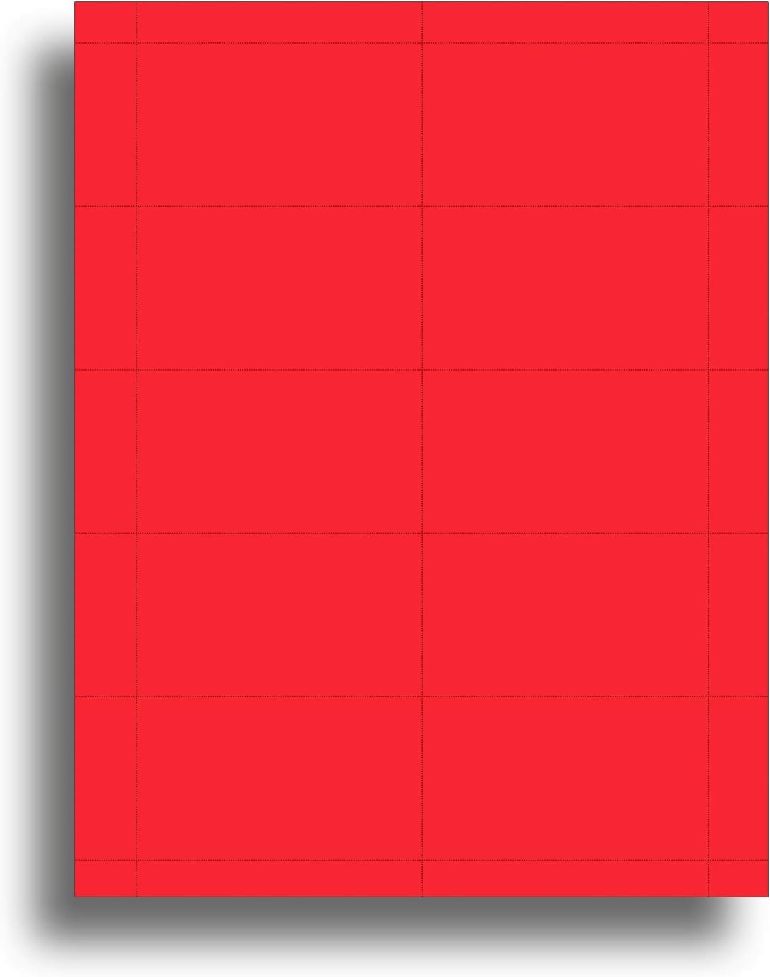 Colored Business Cards 25 Sheets / 250 Business Cards