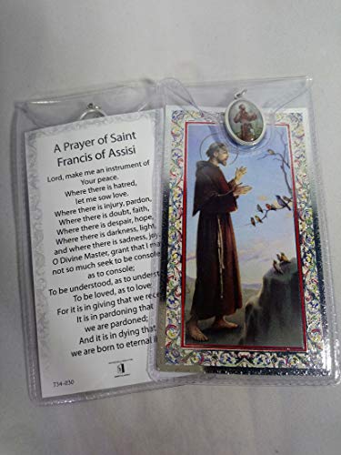 Rosarybeads4u St FRANCIS ASSISI - Biglietto di
