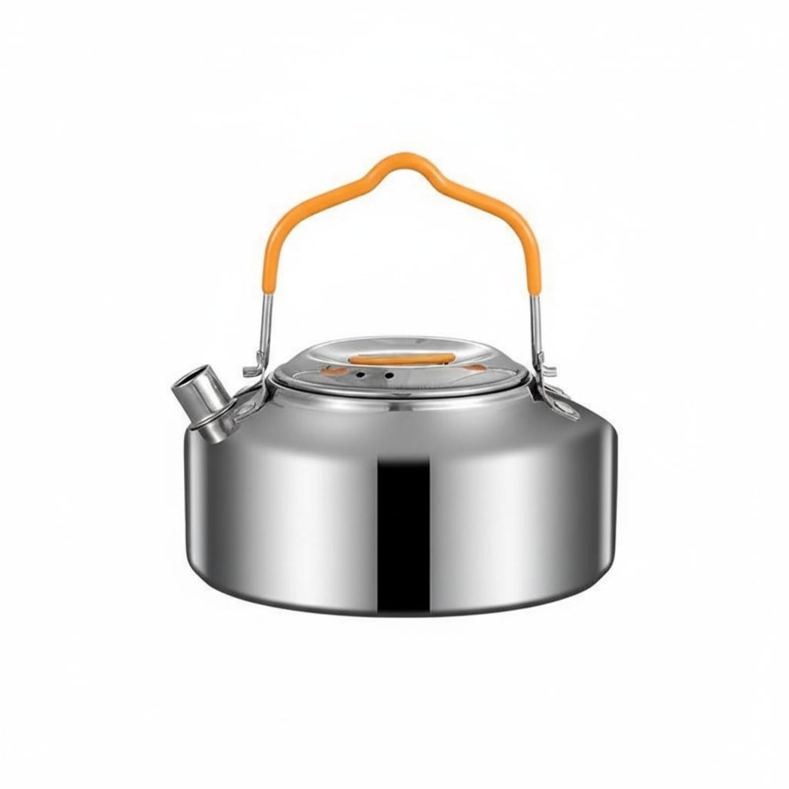 Large Capacity 304 Stainless Steel Water Kettle Exposed Fire Safe Stainless Steel Camping Kettle Anti-Scald Handle Portable Outdoor Tea Pot for Campers-image-38