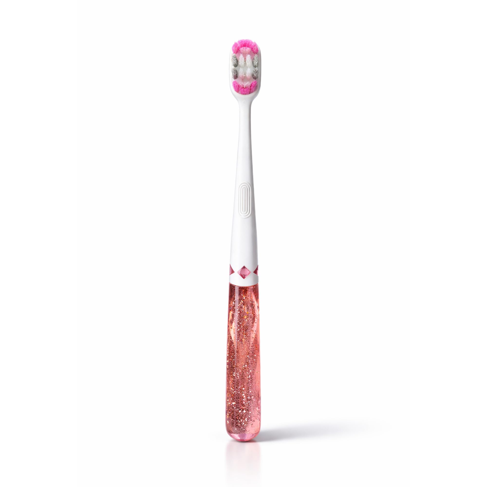 THE LITTLE LOOKERS Kids Toothbrush | Soft Bristles for Gentle Clean | Glitter Toothbrush | Easy To Hold Handle | Manual Toothbrushes for Babies/Kids/Toddlers (Pink)-image-47