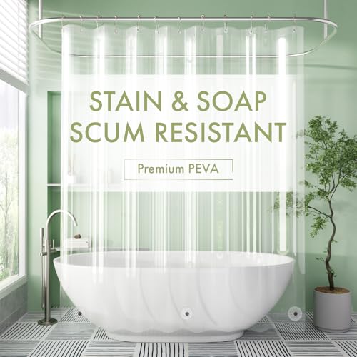 Amazerbath 72X72 IN Shower Curtain Liner thumb #7