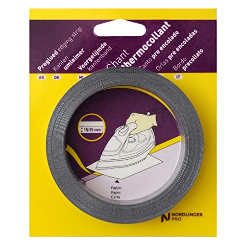 Nordlinger Pro 070796 Melamin-Klangband, grau, Nr. 1/Anthrazit, 23 mm x 5 ml