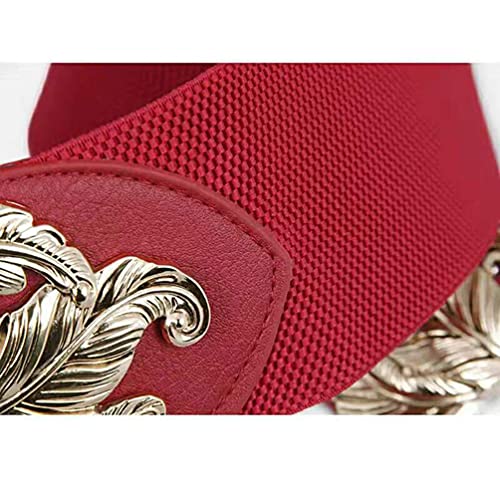 Elastic Vintage Belt Stretch Wide Belt Braided Belt Cinch Dress Waistband for Ladies2