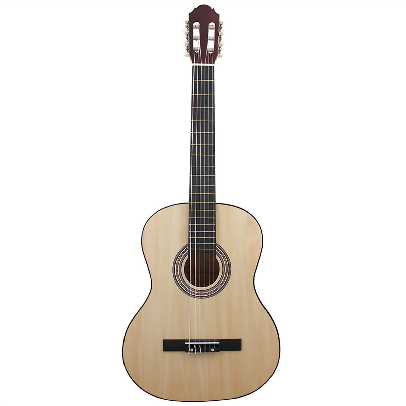 Ukulele NOWY 39. Calowy Klasyczny Gitara Akustyczna 6 Ciąg Drewniana Ludowa Gitara Guitarra Instrument Muzyczny Dla Początkujących Practice 5 Kolorów (Color : Light Yellow)