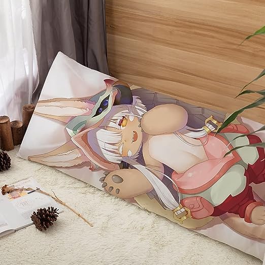 Amazon.co.jp: メイドインアビス周辺 ナナチ 等身大枕カバー 両面