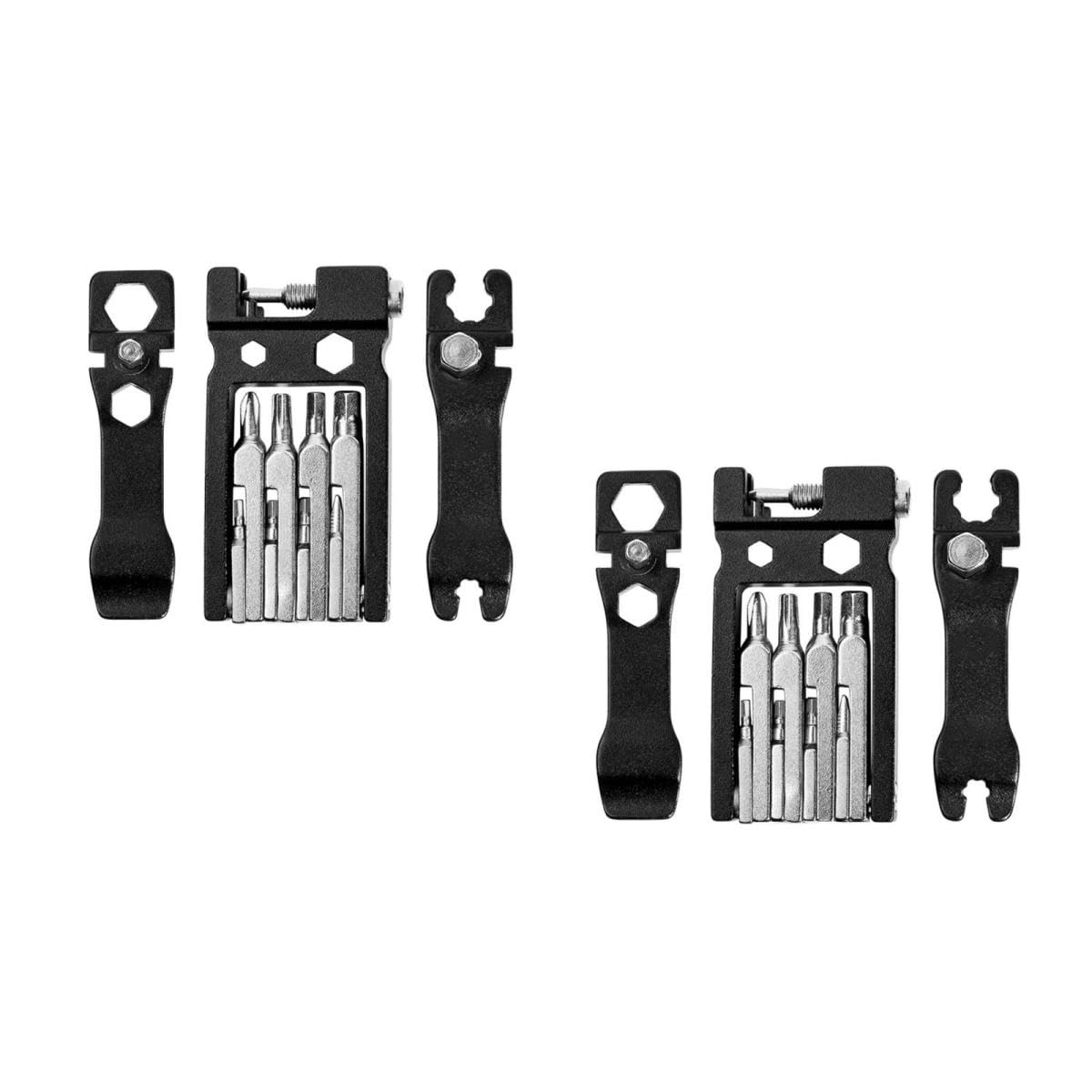 Toddmomy 2pezzi Strumento Multifunzionale Per Riparazioni Biciclette Kit Portatile Chiave e Cacciavite Carbonioso Facile Trasportare e Utilizzare