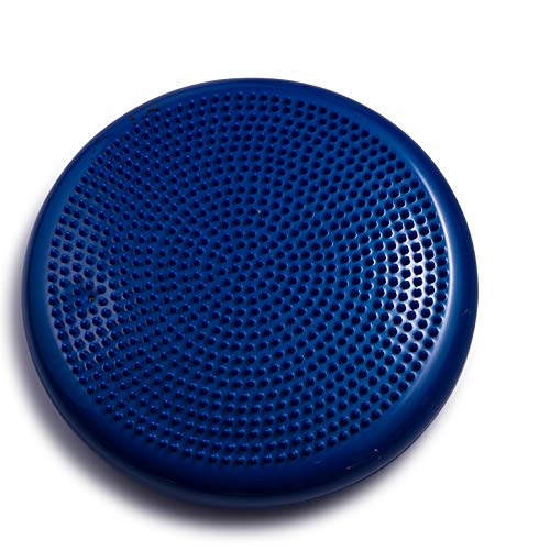Inflated Stability Wobble Cushion, Including Free Pump/Exercise Fitness Core Balance Disc,Blue,Size: 13 Inches / 33 Cm Diameter #TOP1