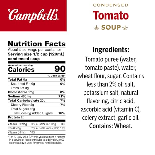 Image of Campbell's Condensed Tomato Soup, 23.2 oz Family Size Can