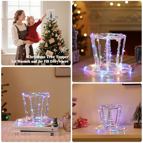 Sombrero decorativo para árbol de Navidad con luces LED a $4.99