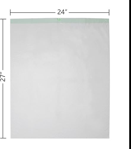 Miniatura 2 de TYPLASTICS 300 bolsas de basura con cordón de cocina de 13 galones de alto, cumplen con GRS, material reciclado ecológico