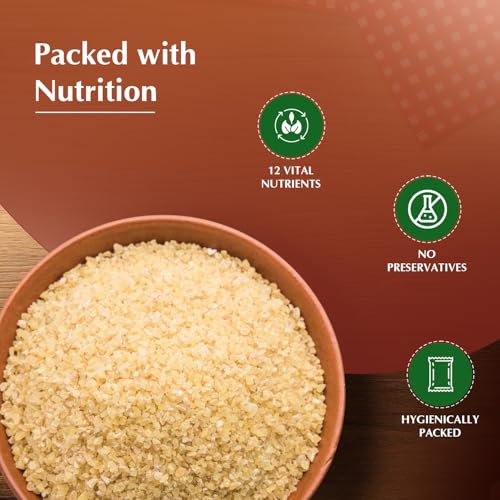 Image of Amazon Brand - Vedaka Dalia (Broken Wheat), 1 kg