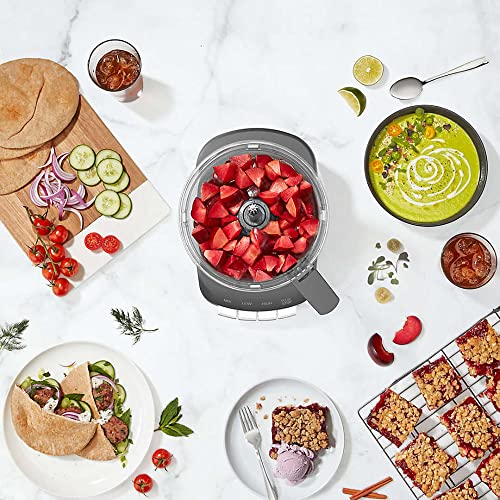 Cuisinart-FP-130AG-Core-Custom-13-Cup-Multifunctional-Food-Processor-Anchor-Gray-Bundle-with-1-YR-CPS-Enhanced-Protection-Pack