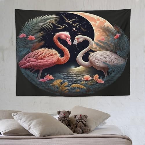 Tapisserie murale cygne 3D pour cacher un mur blanc sans peindre