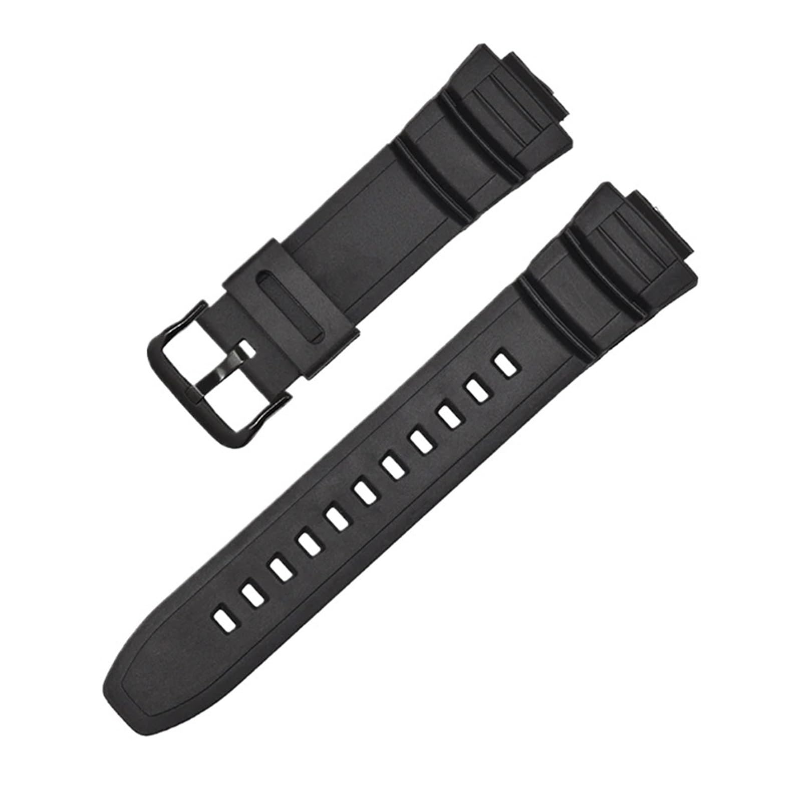 Correa de reloj resina impermeable de 16mm contra sudor para Casio 5434 7