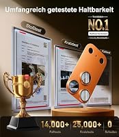 TORRAS für iPhone 17 Pro Kameraschutz 9H+ Härte HD-Klare,Orange – Ansicht 2