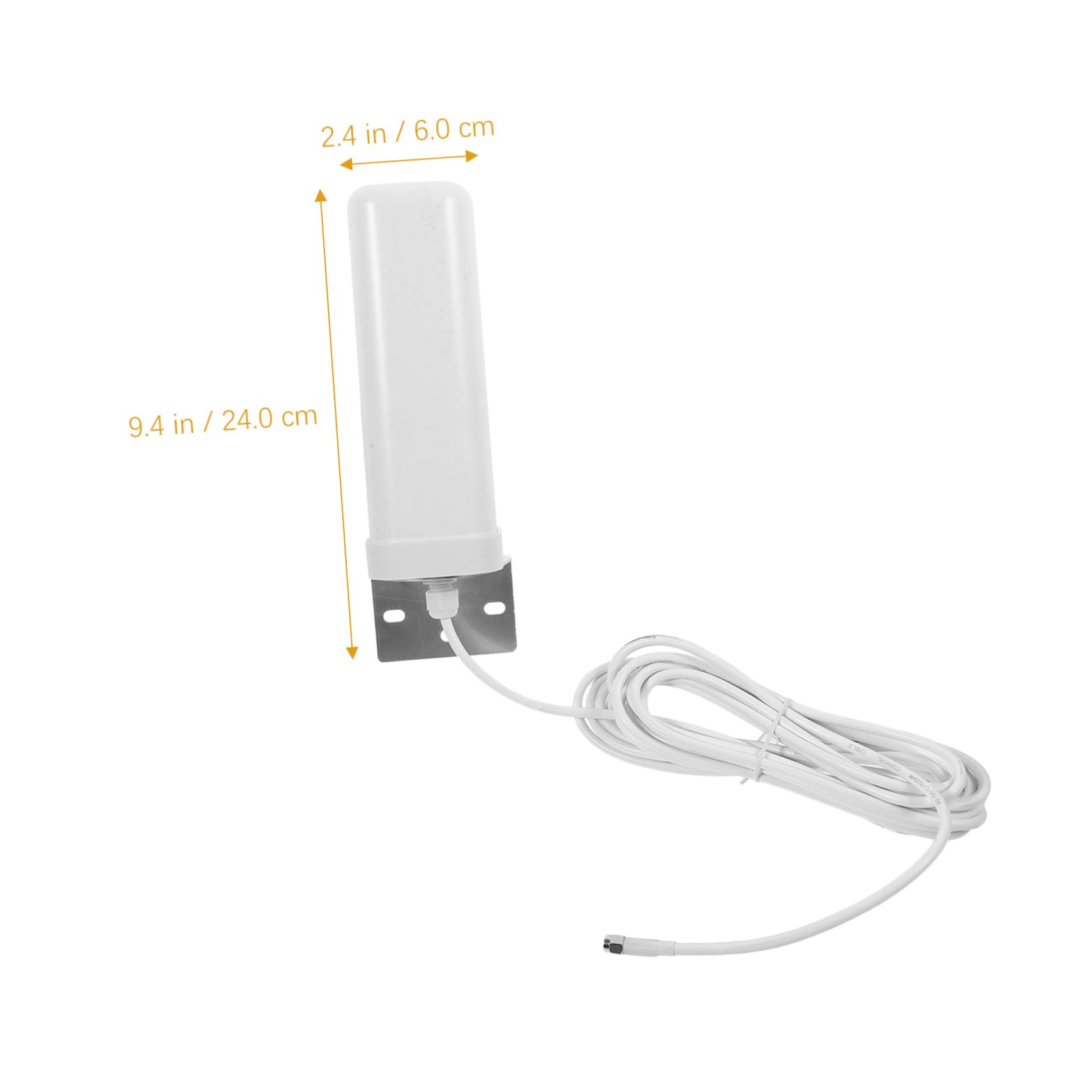 Antenne Omnidirectionnelle Extérieure pour Modem Routeur Amplificateur Signal Puissant Installation Facile pour Toits Bureaux et Espaces Extérieurs