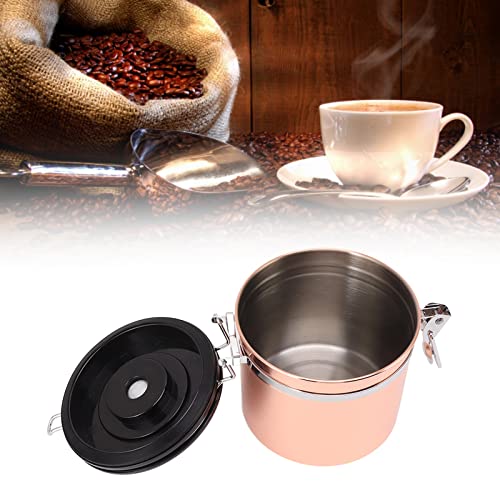 Vasilha De Café Hermética De Aço Inoxidável 304, Recipiente De Café Com Colher, Tanque De Armazename