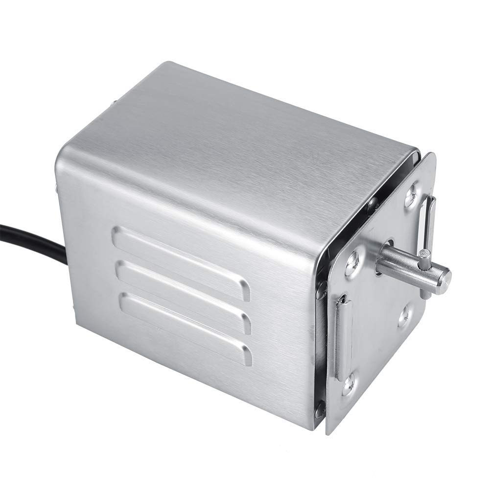 Motor de barbacoa, motor de asador de barbacoa de acero inoxidable de 110 V, asador eléctrico, parrilla de carne asada, motor de asador de repuesto para exteriores, carga nominal, 50-70 KGF, 6