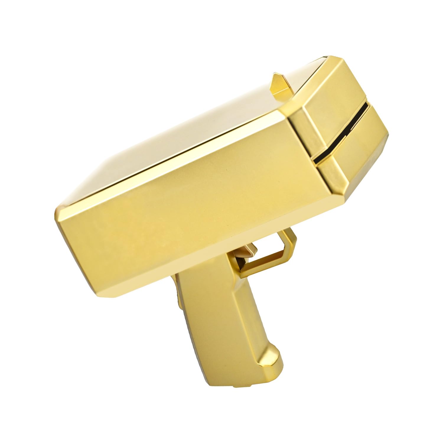 Gold Money Gun, Automatic Cash Shooter Toy Make It Rain Money Toy Gun for Parties, Weddings, Birthdays, Club Events Fun Prop Money Gun for Real or Fake Bills, Coupons & Flyers for Party
