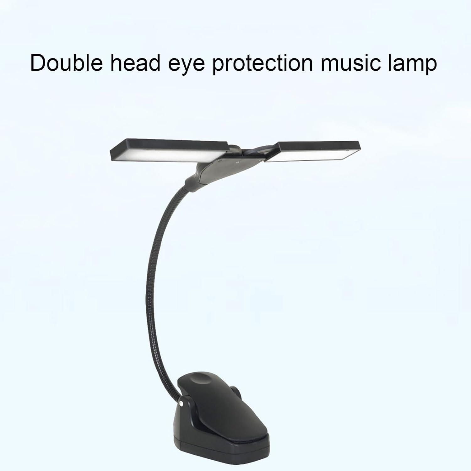 Rechargeable Piano Light LED Reading Lamp with 3 Brightness Levels 28 LEDs USB Charging Flexible Metal Hose for Music Stand