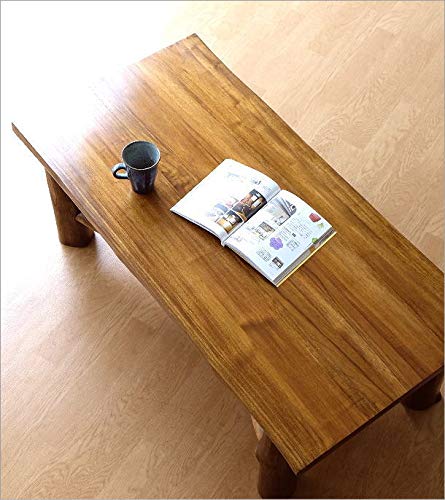 Amazon.co.jp: ローテーブル 木製 チーク材 無垢 天然木 リビング