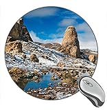 Überlegenes Material: Die glatte Oberfläche der Mousepads besteht aus strapazierfähigem, hitzebeständigem Polyestergewebe, das eine genauere und schnellere Mausbewegung ermöglicht und Ihnen maximalen Komfort bei der Nutzung bietet. Die untere Basis besteht aus rutschfestem Gummi und verhindert, dass die Maus rutscht und sich bewegt.