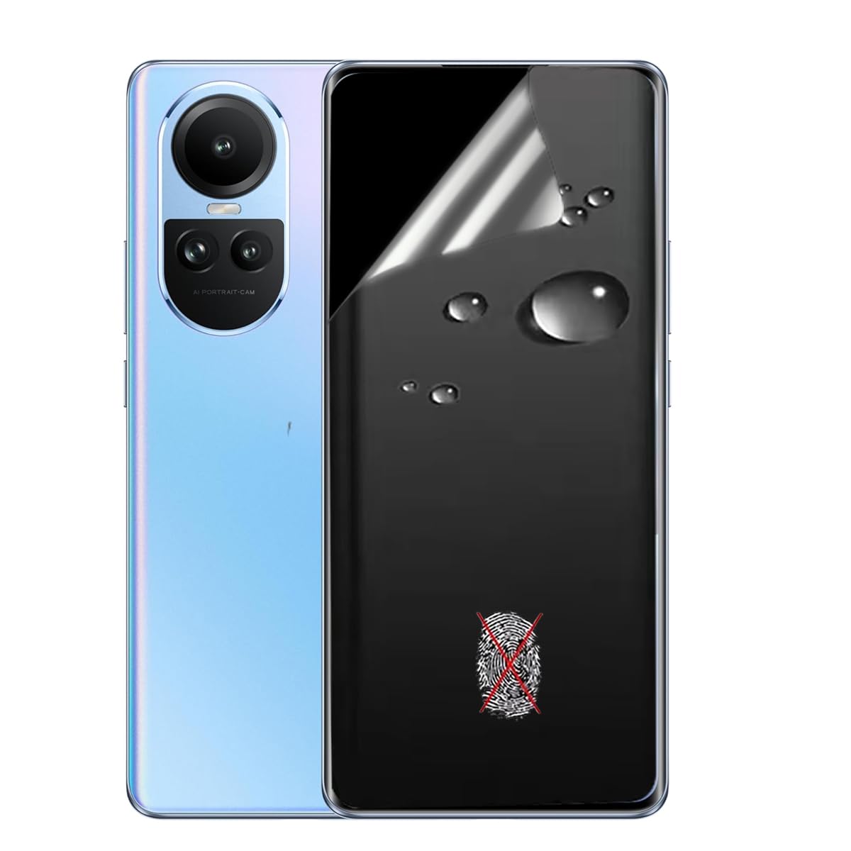 3 Pellicole Opache In TPU Per OPPO Reno 10 5G E Pro 5G – Antiriflesso, Antimpronta E Flessibile, 6.7 Pollici - 2