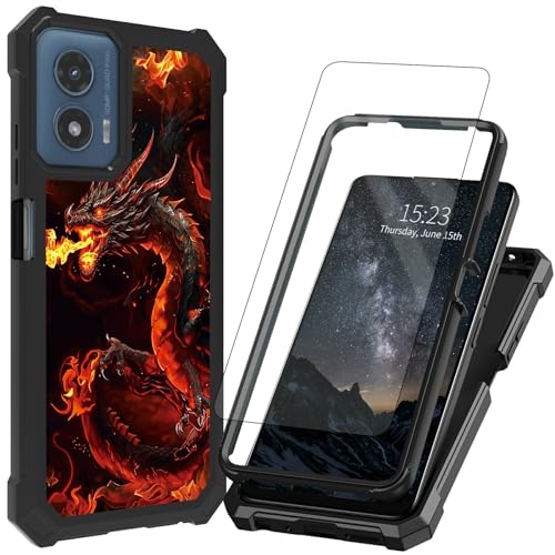 Coque Motorola Moto G 5G 2024 anti-rayures armure antichoc avec protège-écran