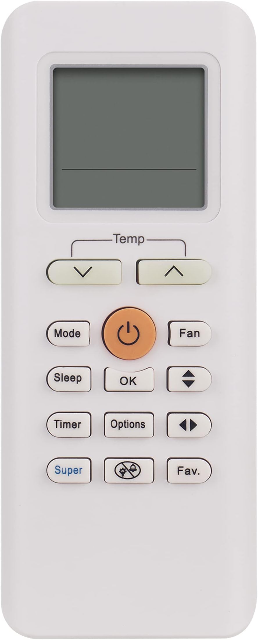 AULCMEET New RG70A/BGEF Replace Remote Control Compatible with Midea Air Conditioner AC RG70E/BGEF RG70C RG70E1/BGEF RG70E2/BGEFU1 RG70E3/BGEF RG70E2/BGEF RG70F/BGEFU1