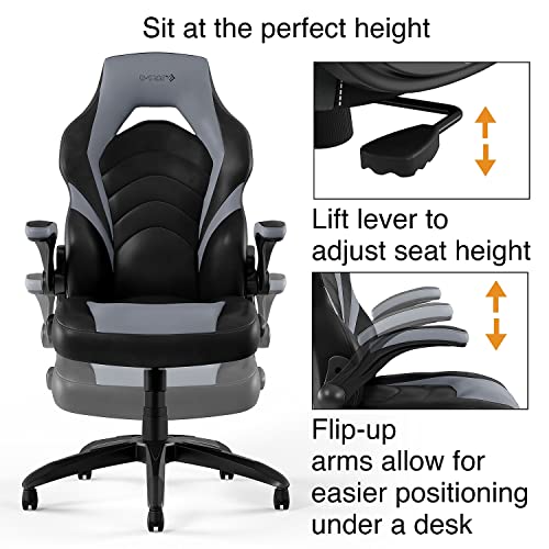 Image of Staples Emerge Vortex Gaming Chair, Ergonomic, Swivel, Black, 2-Pack