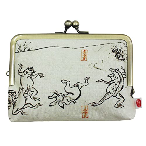表現社 ポーチ 和柄 Zipangがま口 28910