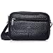 Mens Waist Pack Small Messenger Bags Tactical Mobile Phone Pouch Leather Travel Bags Cases Holsters (Black WK4EN)
