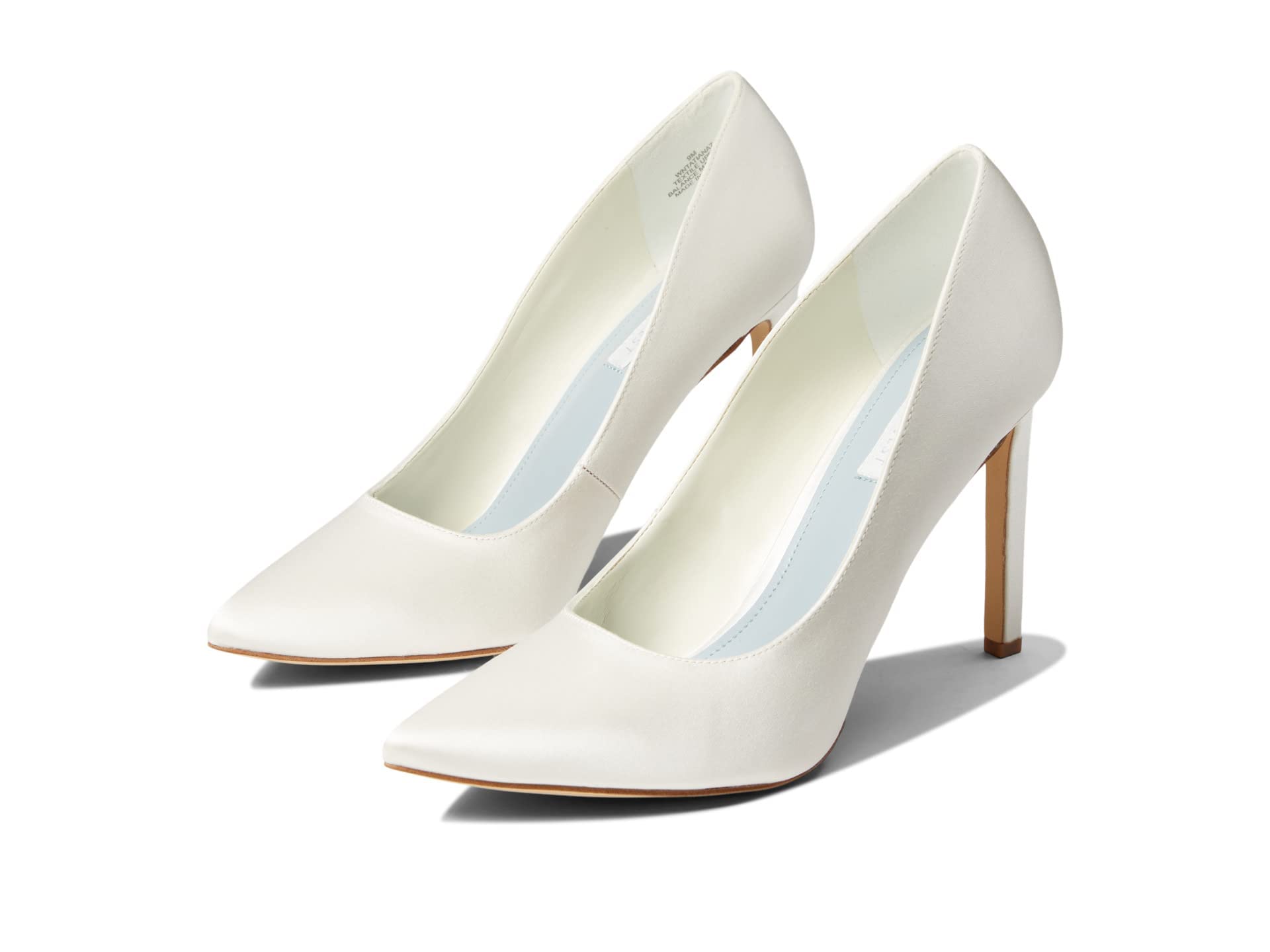 Women's Tatiana Pump, Ivory Satin, 6