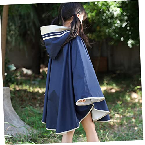 Raincoat Lightweight Rain Jacket Rain Gear Rain Hooded One- Rainwear Navy Blue Raincoat Rain Jacket Rain3