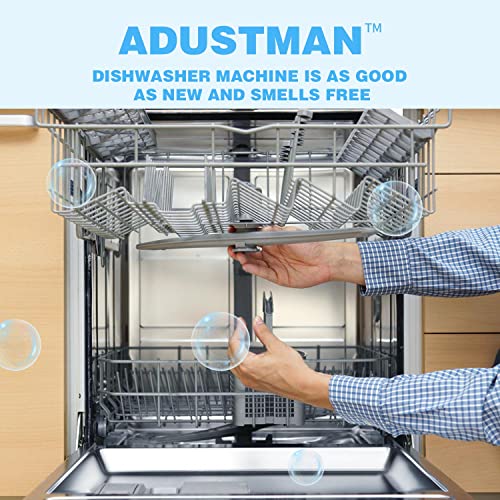 Adustman Dishwasher Cleaner 15 Count Fresh Eco Friendly Biodegradable,Great For Hard Water Easy To Use 1 Pack #TOP6