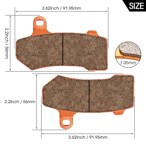 Zinger Brake Pads for Harley Davidson 08-22