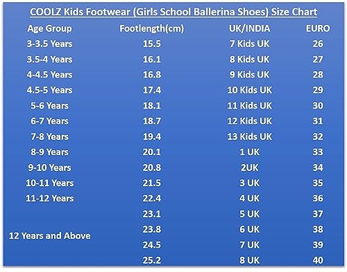 Image of Coolz Girls Black School Shoes Ankle Plain (V) Ballerina