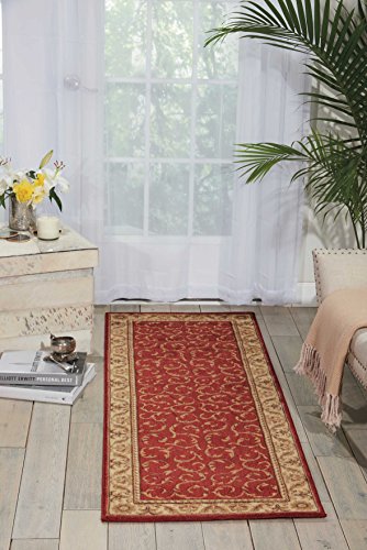 Nourison Somerset Floral Red 2' x 5'9