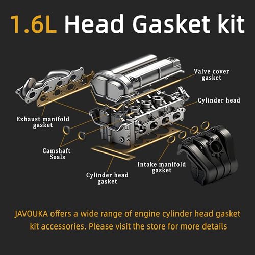 Image of Head Gasket Set with Bolts, for Hyundai Accent /Veloster 2012-2019