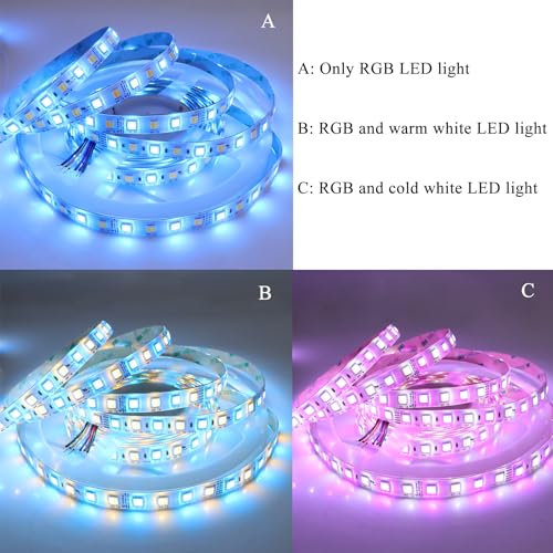 Tira LED RGBCCT Flexible 5 metros 360 LEDs IP65 miniatura 6