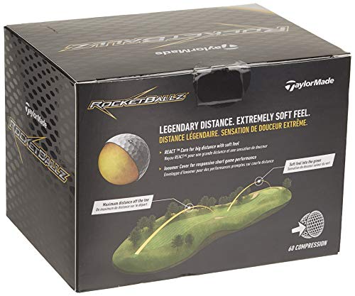 TaylorMade-Rbz-Soft-Docena-de-Pelotas-de-Golf-2019-Unisex-Adulto