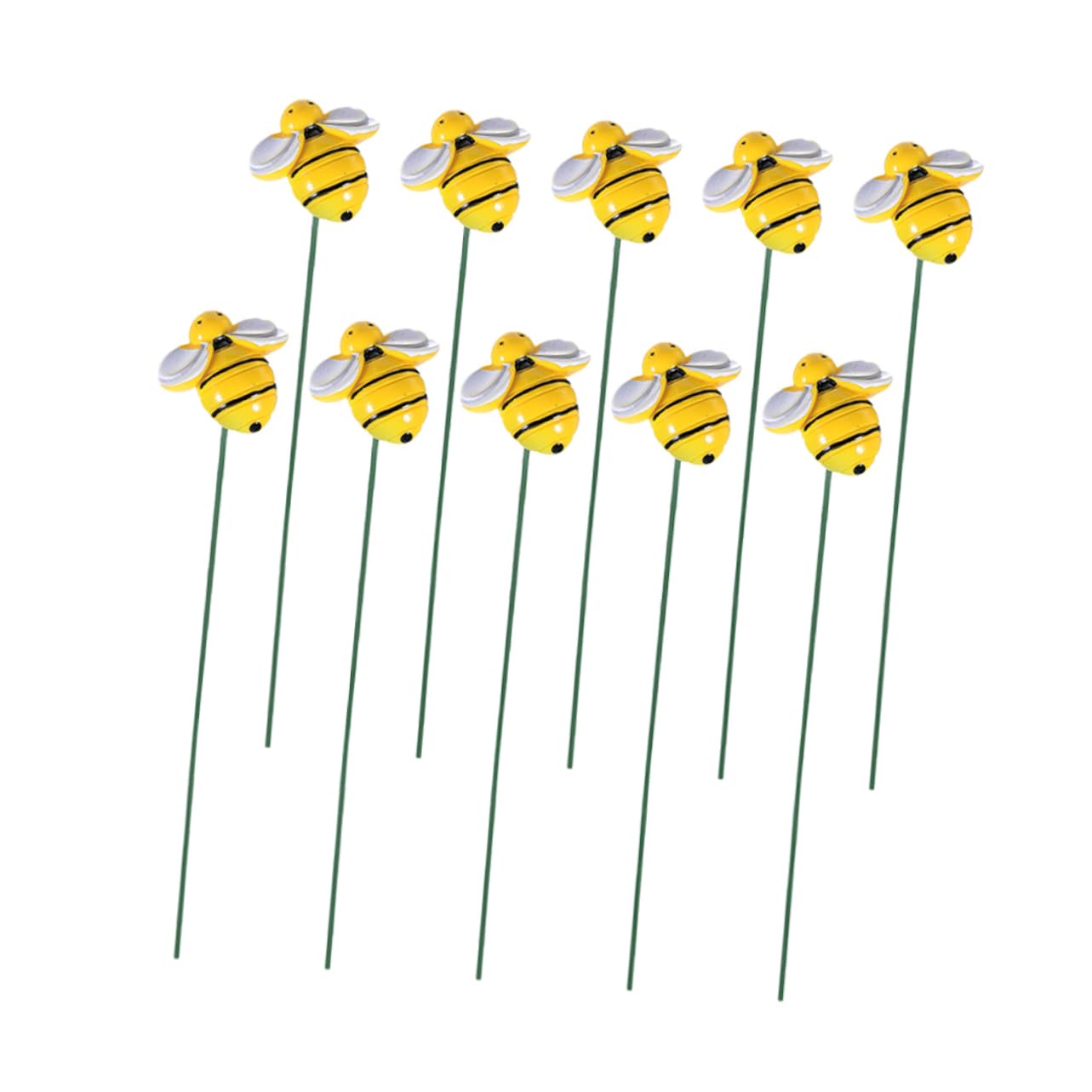 Toyvian 5 Sätze Garten Bienenstecker Für Blumentöpfe Dekorative Gartenstecker Für Und Außenbereich Für Gartenliebhaber 10 Stück * 5