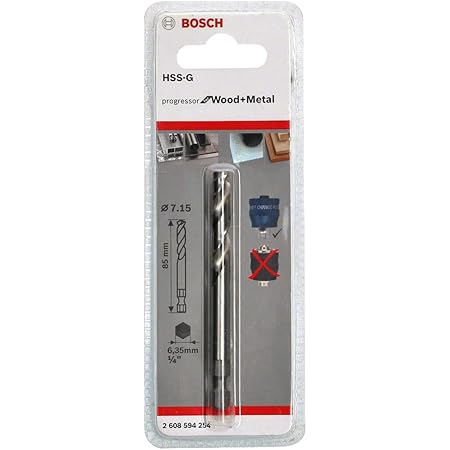 Bosch 1x EXPERT Sheet Metal Hole Saws For Power Change Plus System (for Stainless Steel Plates, Steel Plates, 51 Mm, Professional Accessories Drill/Screwdriver