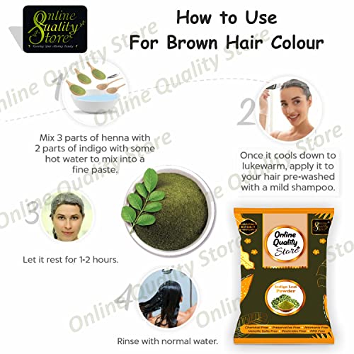 Polvo índigo para cabello y barba 400 gramos negro miniatura 5